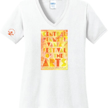 2023 Arts Festival Poster T-shirt Ladies