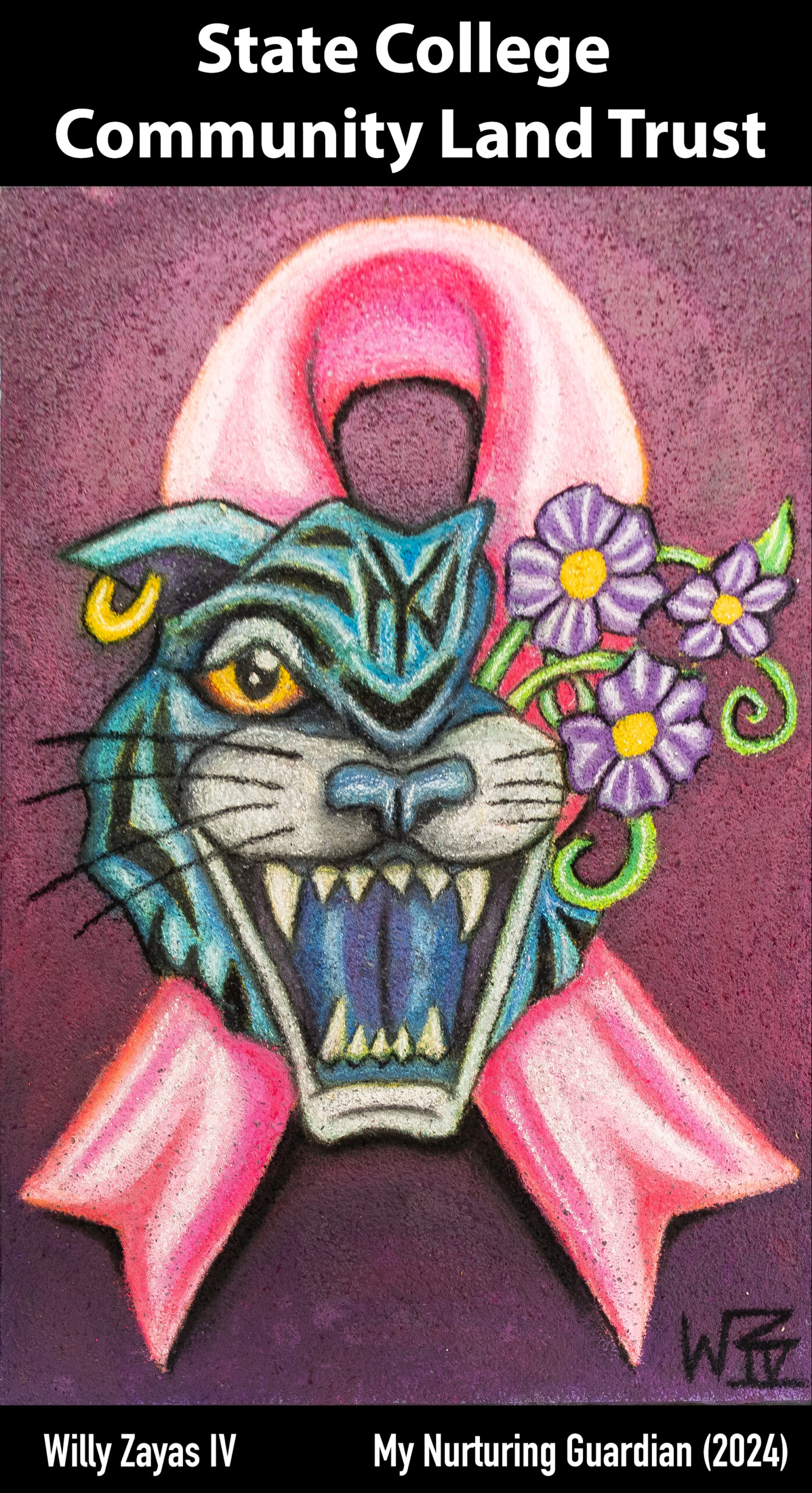 Willy Zayas 2024 street painting