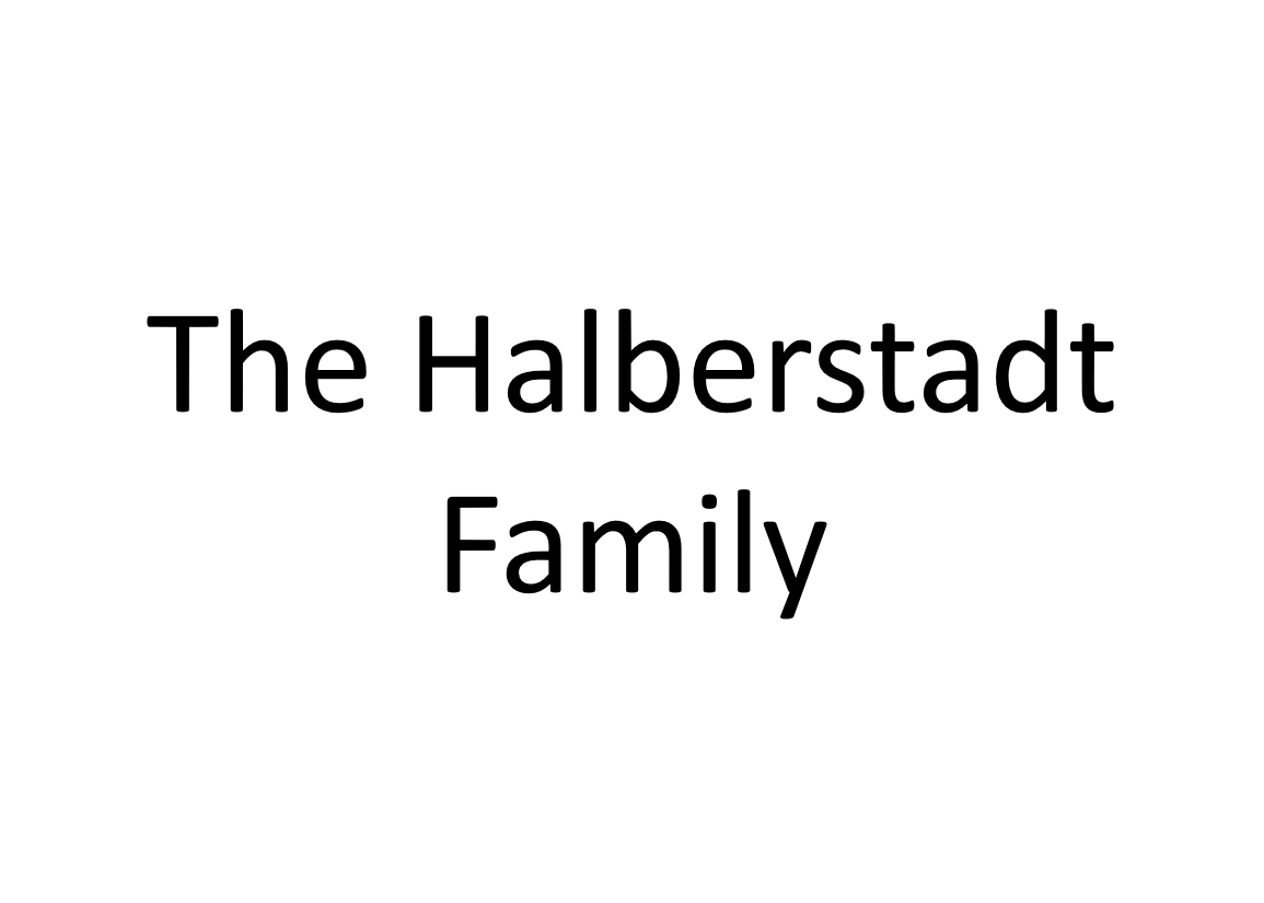The Halberstadt Family